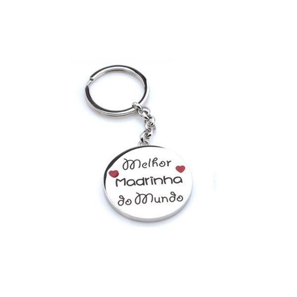 Porta-chaves Melhor Madrinha do Mundo